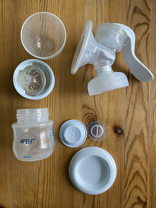 Avent rinnapump manuaalne ja lutipudel 125 ml (1 foto / 1)