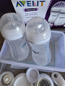 Philips avent rinnapump ning pudelid (4 foto / 5)