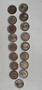2 eurot / mälestusmündid (kirjeldus)
