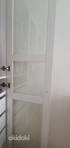 IKEA TYSSEDAL стеклянная дверь с петлями 50х229 см (фото #2)