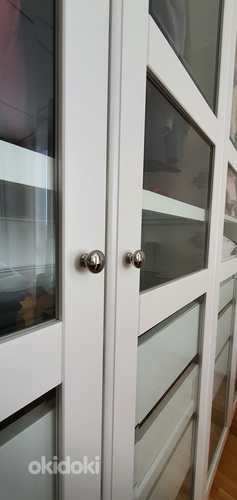 IKEA TYSSEDAL стеклянная дверь с петлями 50х229 см (фото #4)