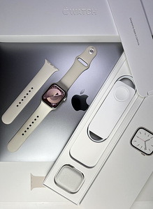 Apple Watch Series 7 GPS 41mm Starlight Aluminum BH95% (1 foto / 8)