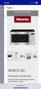 Miele Mikrolaineahi 26 L (M6012 SC) (7 foto / 9)