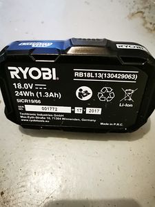 Ryobi One+ 1.3ah aku (3 foto / 3)