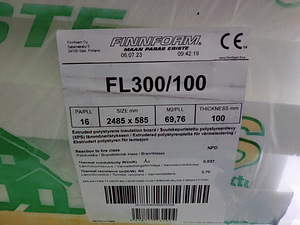 Polüstüreen XPS Finnfoam FL-300 100x585x2485 (1 foto / 2)