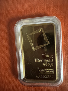 Valcambi suisse kuldplaat 10g (1 foto / 3)