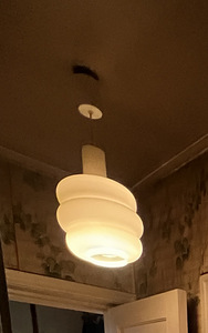 Estoplast klaaskupliga lamp E-286 (3 foto / 3)