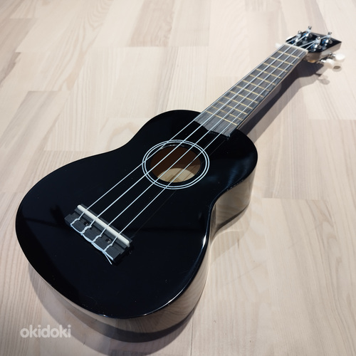 Kvaliteetne ukulele, must ja pruun (foto #1)