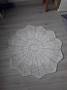 Uued heegeldatud vaibad trikoopaelast 95 cm diametriga (1 foto / 2)
