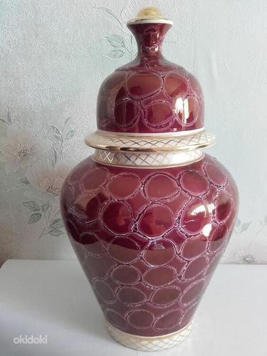 Большая фарфоровая ваза Бельгия. (фото #2)