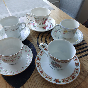 Kohvitasside paarid Villeroy & Boch, Empress China, Eschenba (1 foto / 10)