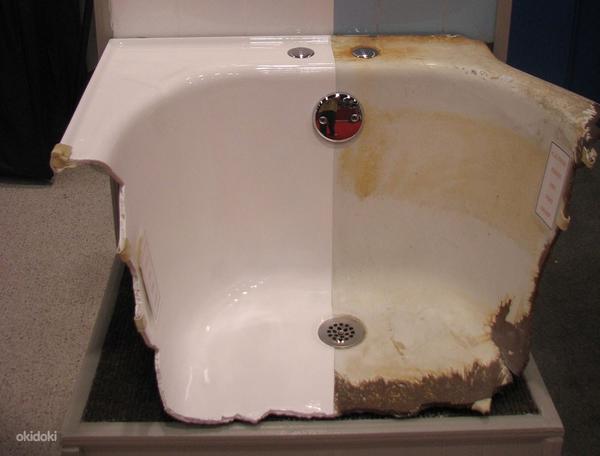 Восстановление эмали ванны своими руками: как правильно красить | ремонты-бмв.рф