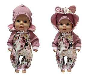Baby Born nukule (43cm) kombekas ja müts. UUS! Käsitöö