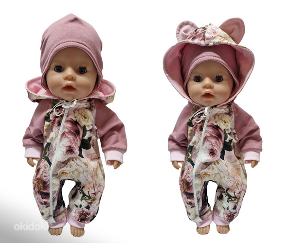 Baby Born nukule (43cm) kombekas ja müts. UUS! Käsitöö