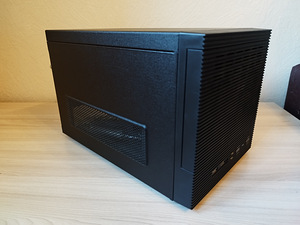 Mini-ITX NAS Korpuss - 4x HDD 3,5" bay, lukuga (4 foto / 6)