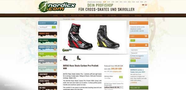 Ботинки для беговых лыж BOTAS Race Skate Carbon Pro, 43 (фото #8)