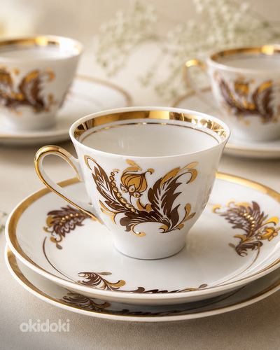 Elegantsed vintage teekomplektid kolmele osale
