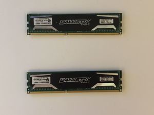 2x4GB Crucial Ballistix Sport DDR3 (1 foto / 2)