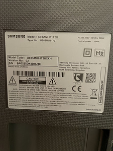 Samsung 65" UHD 4K Smart TV MU6172 seeria 6 (2 foto / 2)