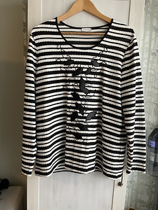 Pika varrukaga T-särk Gerry Weber, suurus 44 (1 foto / 10)