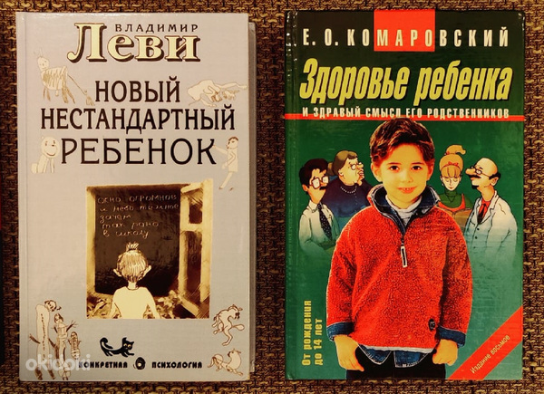2 книги по воспитанию детей Леви и Комаровский (фото #1)