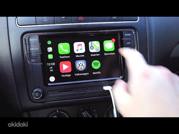 VW Volkswagen OEM MIB2 6.5″ raadio CarPlay Android Auto (фото #2)