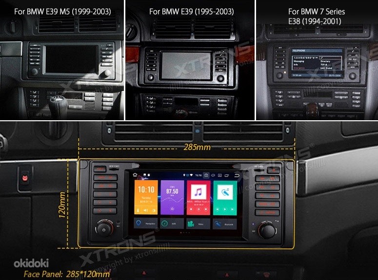 BMW e39 e38 e46 e53 x5 e90 dvd navi gps radio android (фото #2)