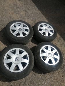 15"5X112 AUDI,SEAT,SKODA,VOLKSWAGEN ЛЕТНИЕ ШИНЫ (2 фото из 6)