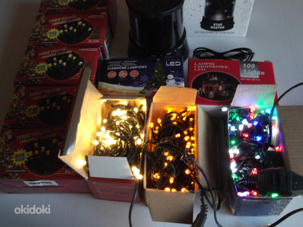 LED jõulutuled 100 lampi + kaleidoskoop (foto #1)