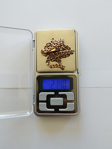 Bismarck kullakett 52,5cm x 0,5cm 585* 21.4g (4 foto / 4)