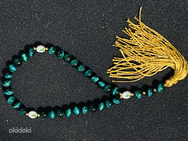Müün kividest tehtud rosaariumi helmeid (foto #1)