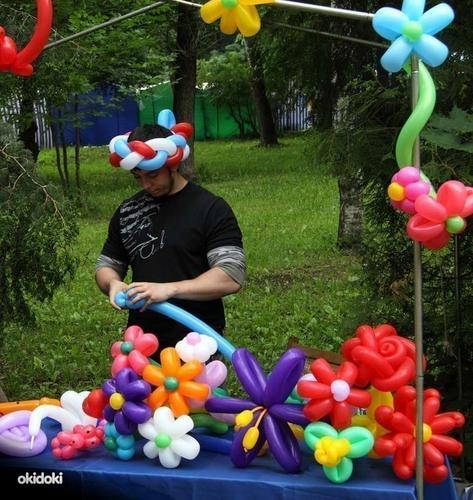 Моделирование из шаров-сосисок на детских праздниках (фото #1)