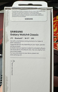 Samsung Galaxy Watch 4 Classic LTE 46mm + Punane rihm (4 foto / 4)