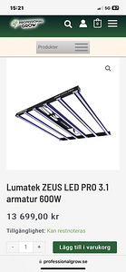 Limatek ZEUS LED PRO 3.1armatur 600w (1 foto / 1)