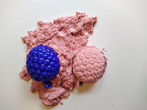 Kineetiline liiv 1 kg, erinevad värvid (5 foto / 7)