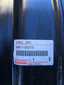 Toyota veljed 5x100 R16 (3 foto / 3)