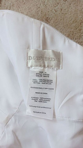 472 EUR! David's Bridal väga ilus pulmakleit s.42-44 (9 foto / 10)
