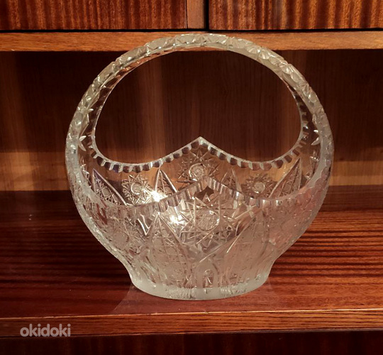 Хрустальная ваза (Чехословакия) (фото #1)