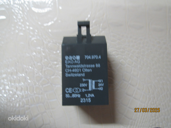 Lamp transformer 230/24VAC Type EAO 704.970.4