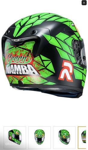 Мотоциклетный шлем HJC RPHA Green Mamba (фото #4)