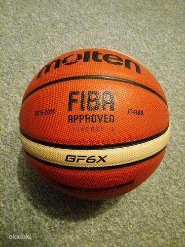 Баскетбольный мяч расплавленного GF6X (фото #1)