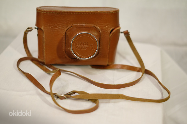 Кожаный чехол для фотоаппарата ФЭД-5 (фото #1)