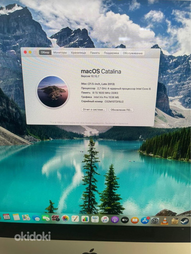 iMac 21,5", конец 2013 года (фото #2)