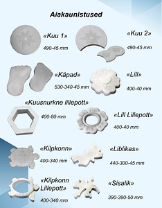 Kõnniteekivid, pingid, lillepotid, skulptuurid (6 foto / 10)