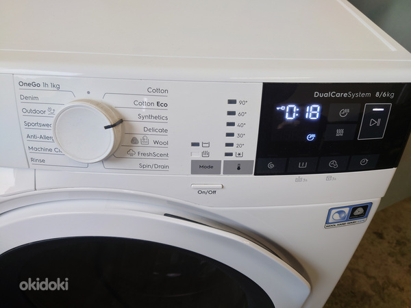 Kuivatiga pesumasin Elektrolux 8 kg garantiiga