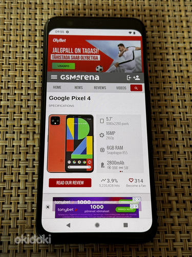 Google Pixel 4, 6GB/ 128GB- kõige parim Android! (foto #8)