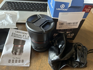 Lightdow 85mm F/1.8 Medium Telephoto Lens for Canon EOS (1 foto / 10)