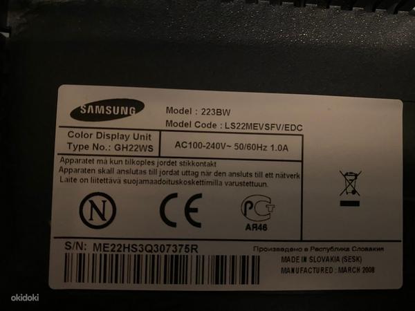 Monitor 22" Samsung LS22MEVSFV/EDC (foto #2)