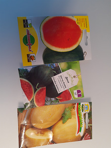 Eksootilised seemned, arbuus, melon