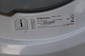 Elektrolux perfectcare 600 | 1-8 kg (2 foto / 3)